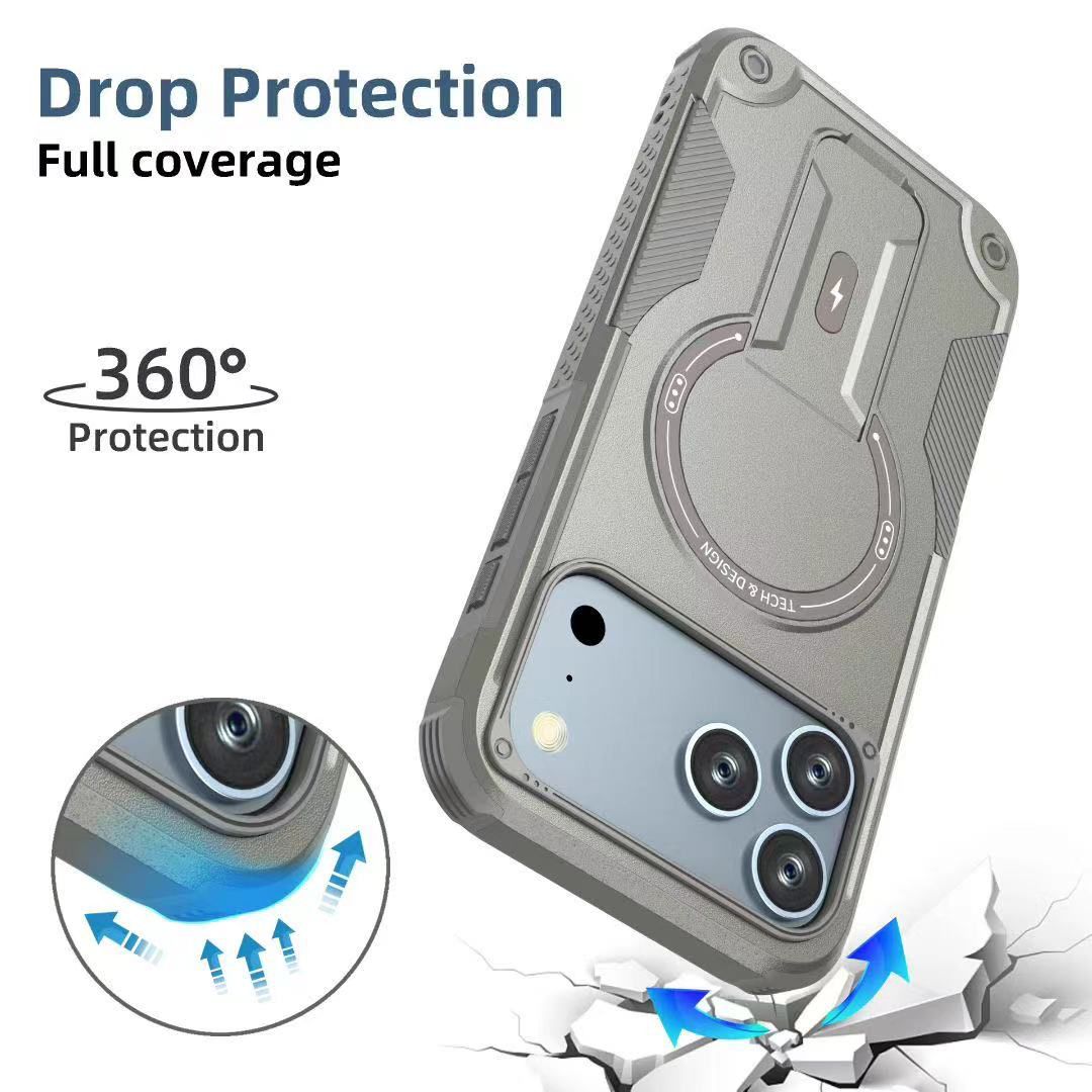 Magnetic Ring & Stand Shell Includes Opp Bag