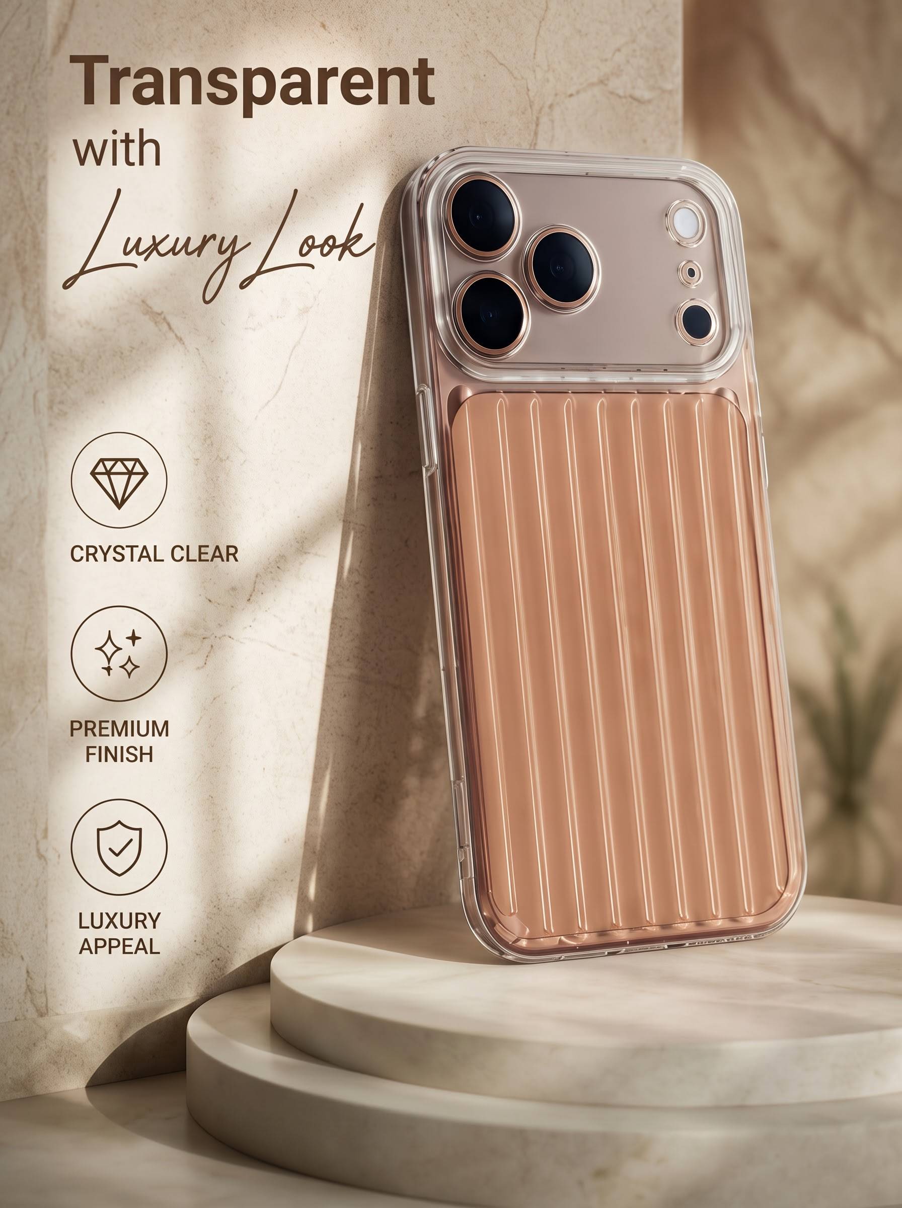 CLEAR STRIP SOFT TPU CASE