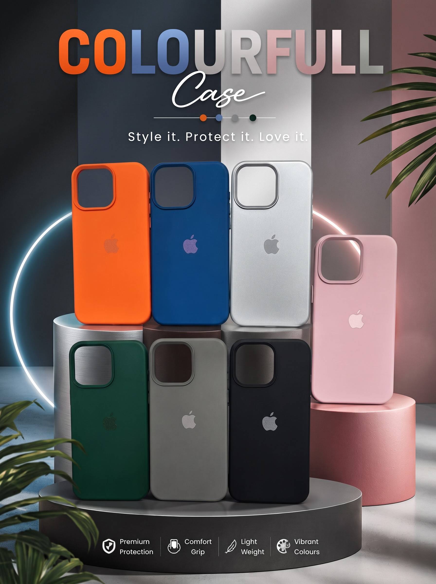Colourfull Logo Case