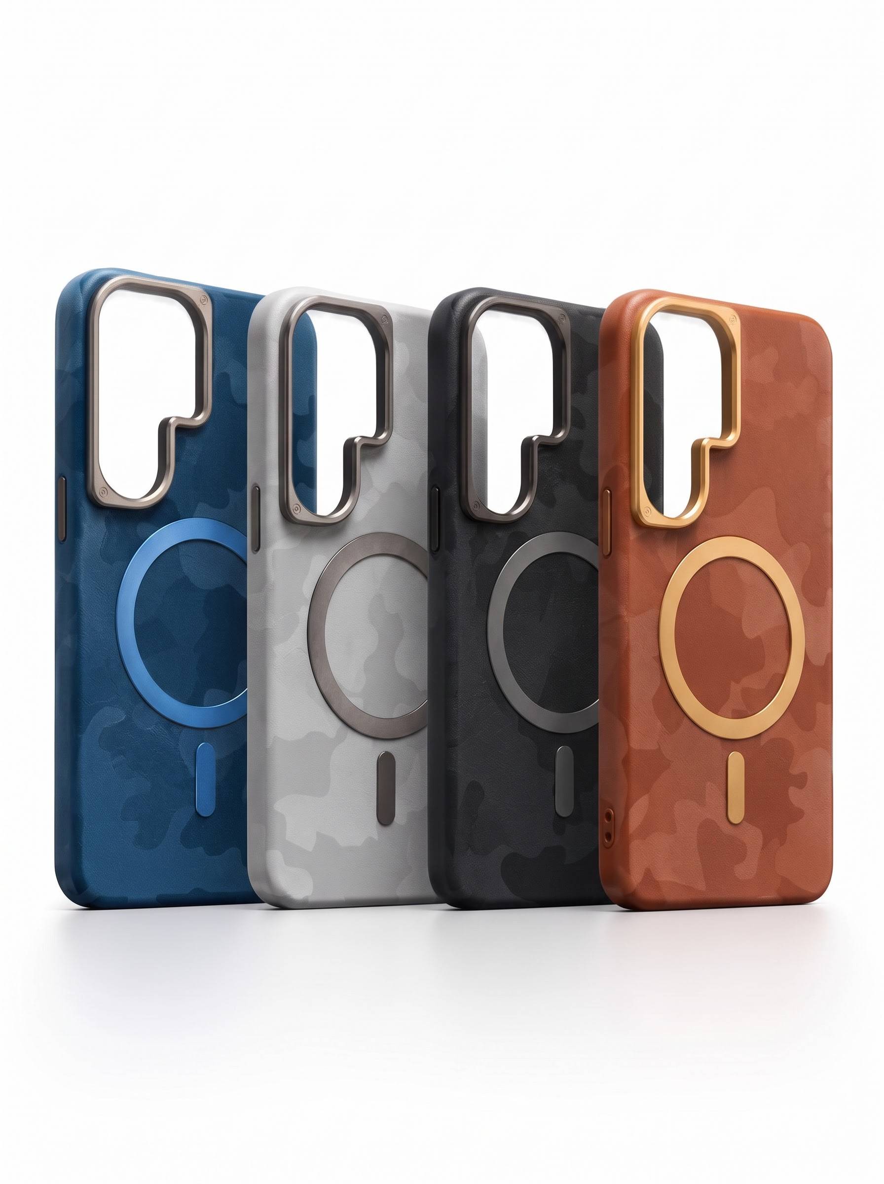 Army Leather Case For Samsung S26 Ultra