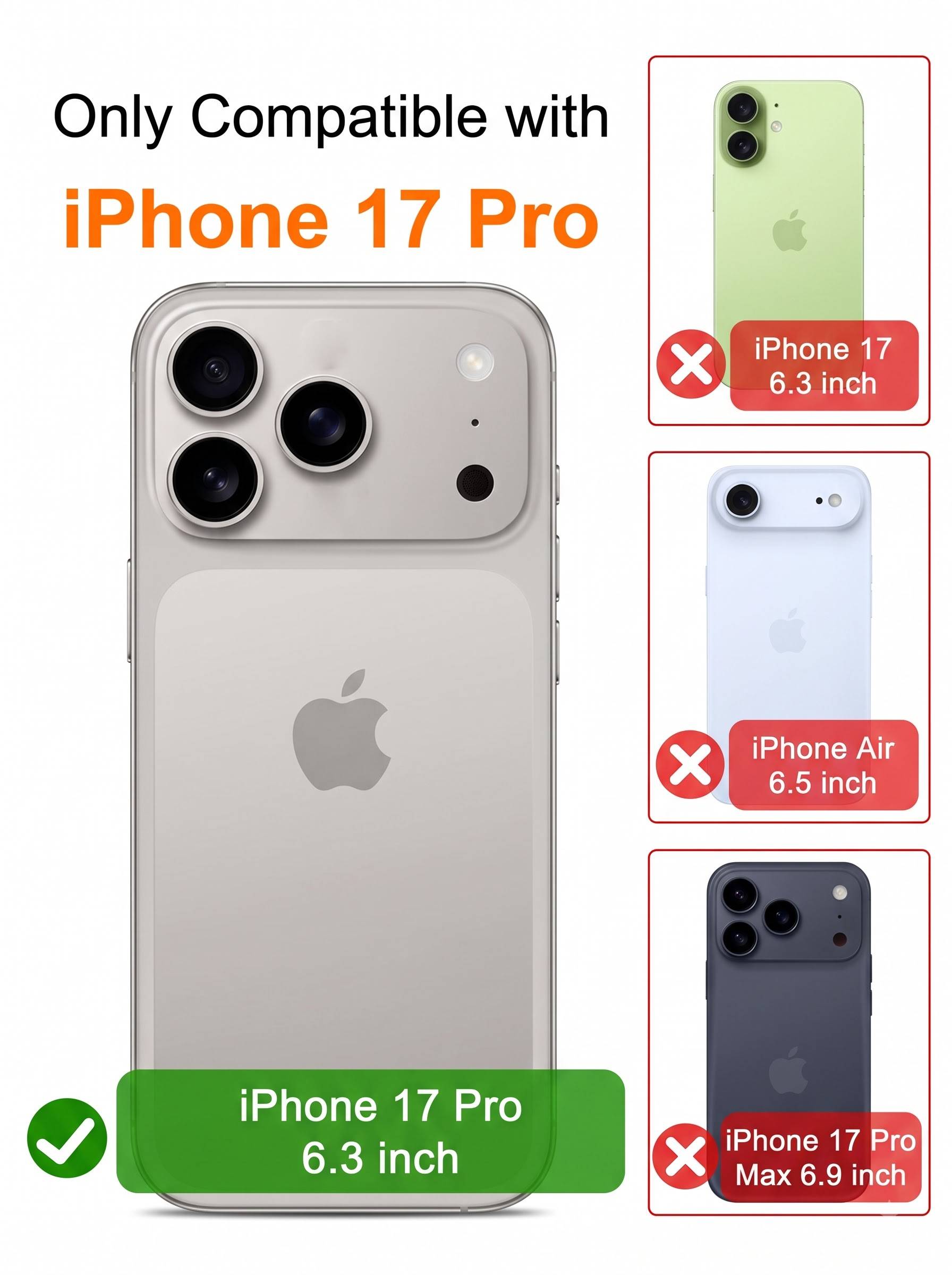 IPHONE 17 PRO | HOLLOW METAL CASE | RAISED EDGE PROTECTION | BLACK COLOR