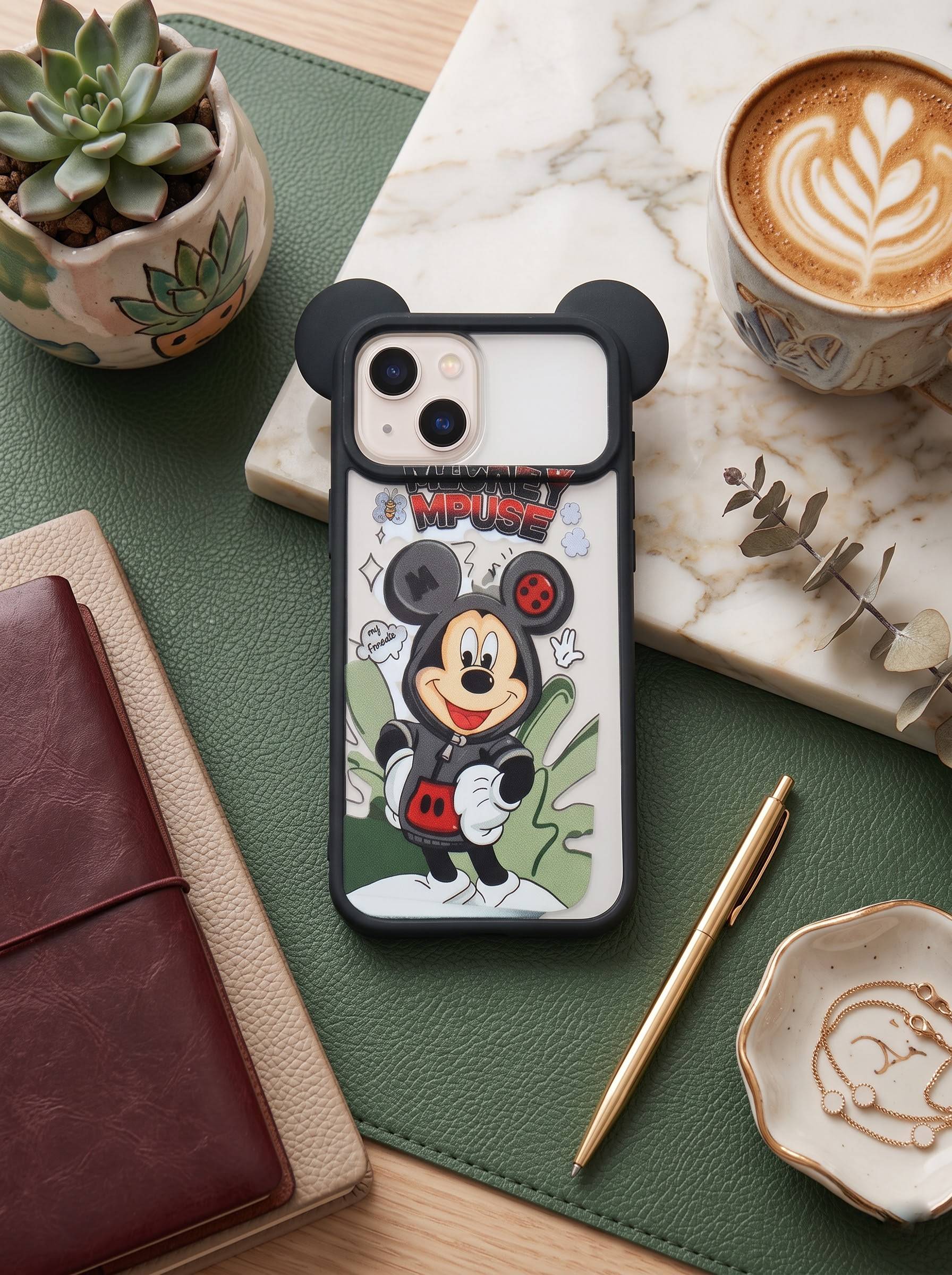 CUTE CARTOON MICKEY MOUSE EAR COVER