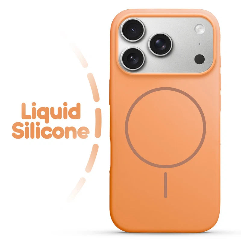 iPhone 17 Pro Max Silicone Case With IC Working