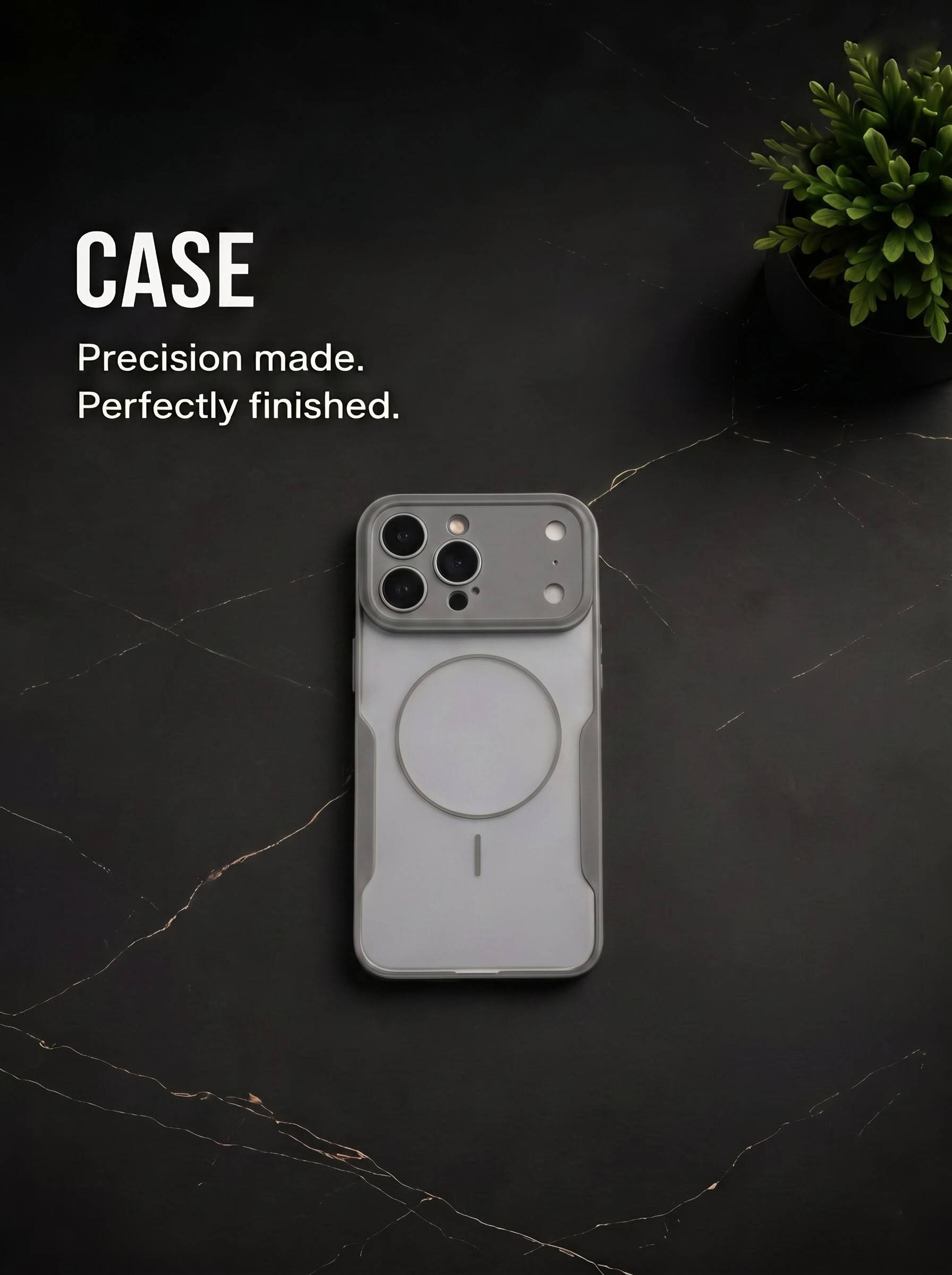 Matte Back Case with Magsafe print