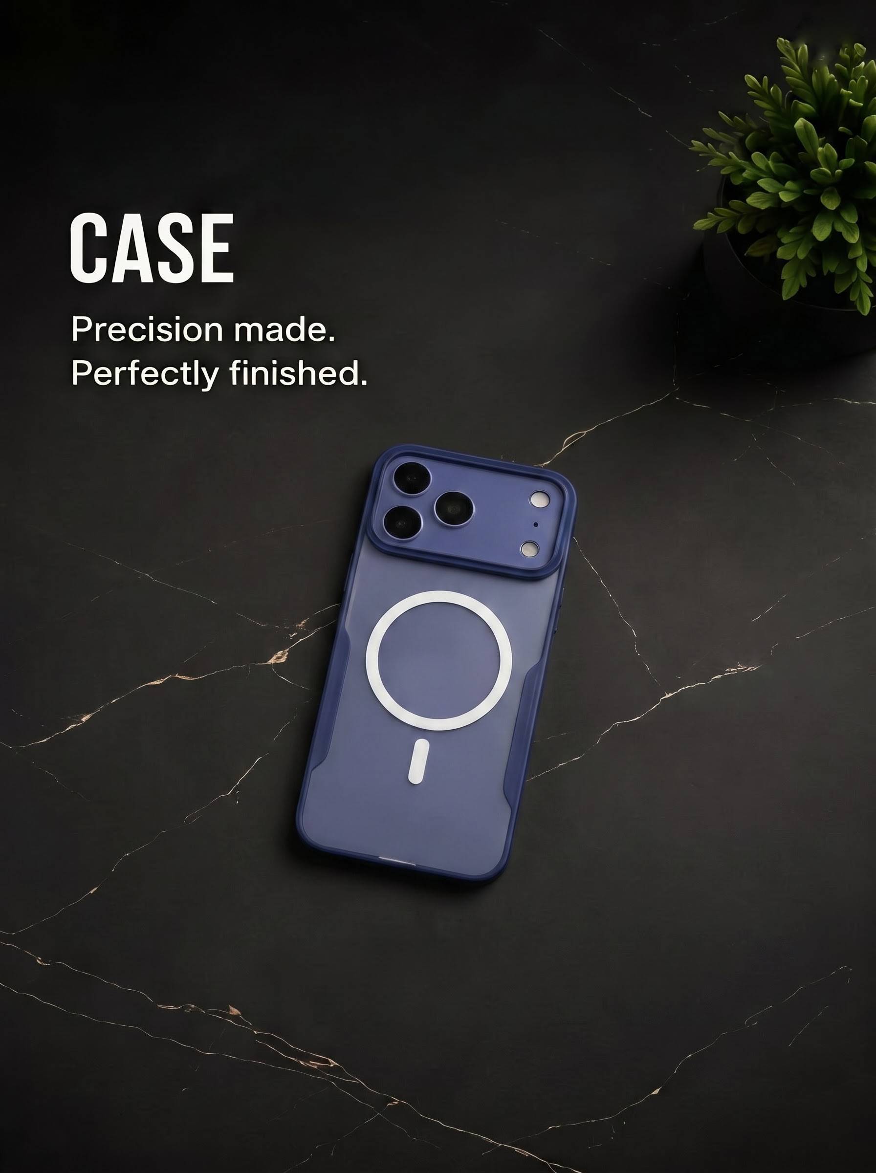 Matte Back Case with Magsafe print