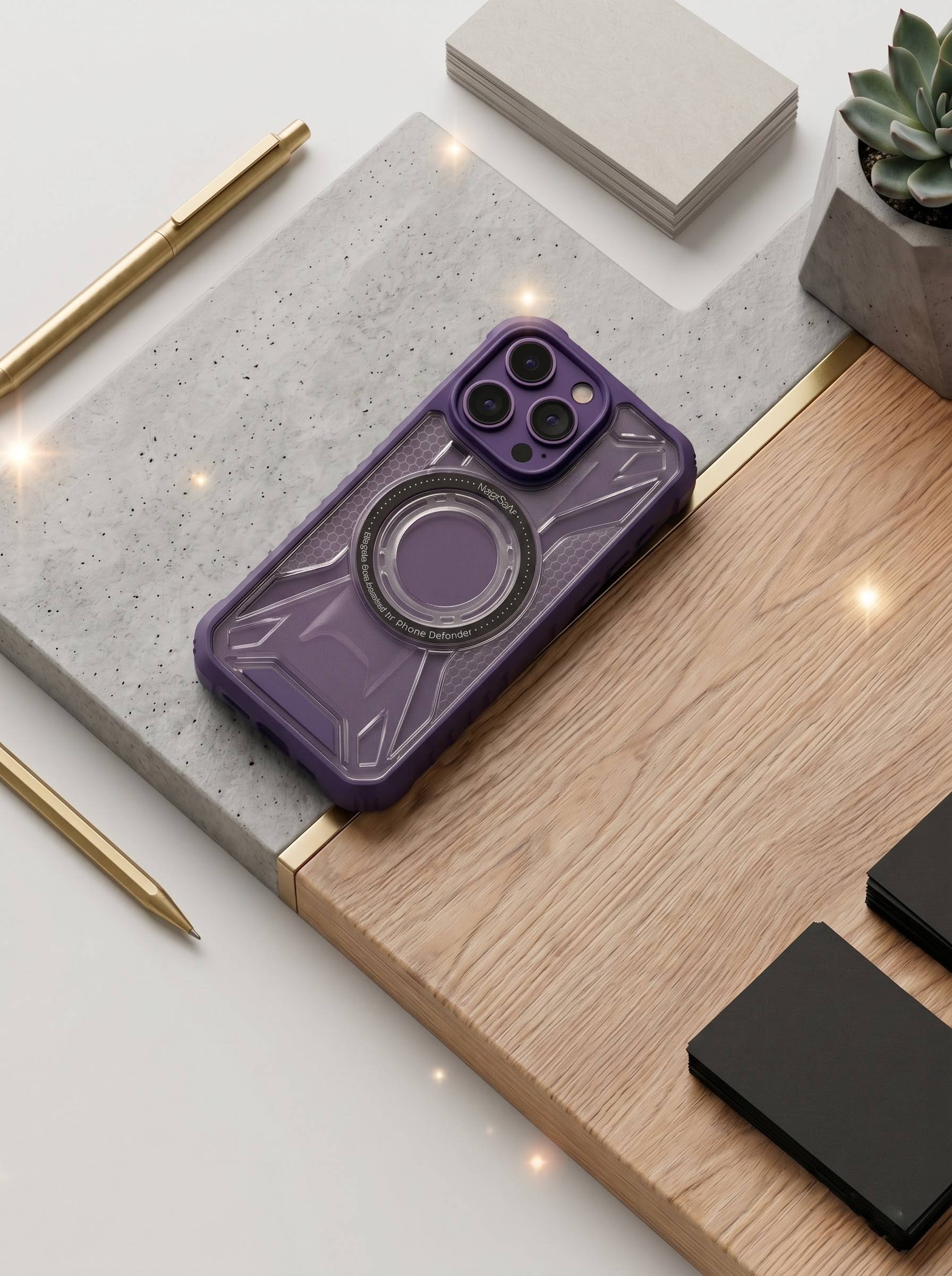 360° Armour case with wireless charging