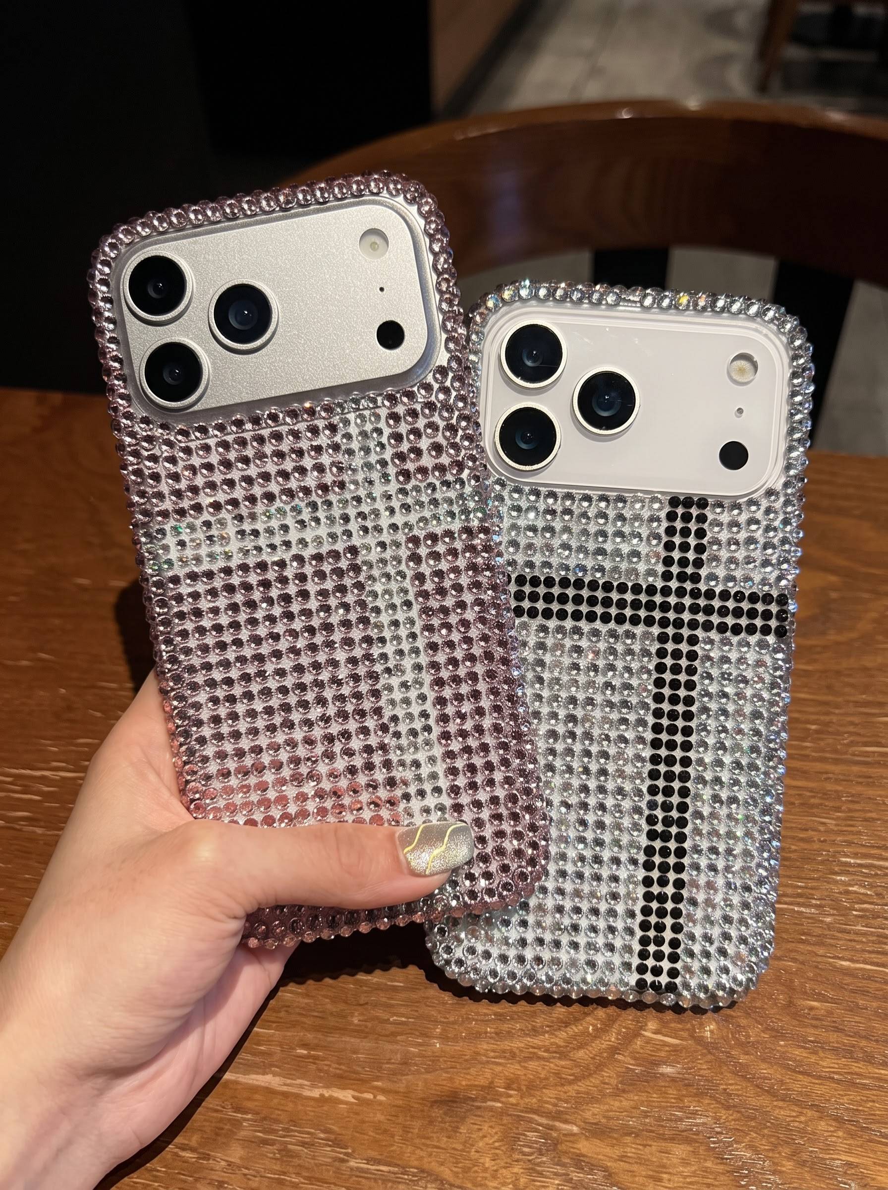 Luxury cross stone case