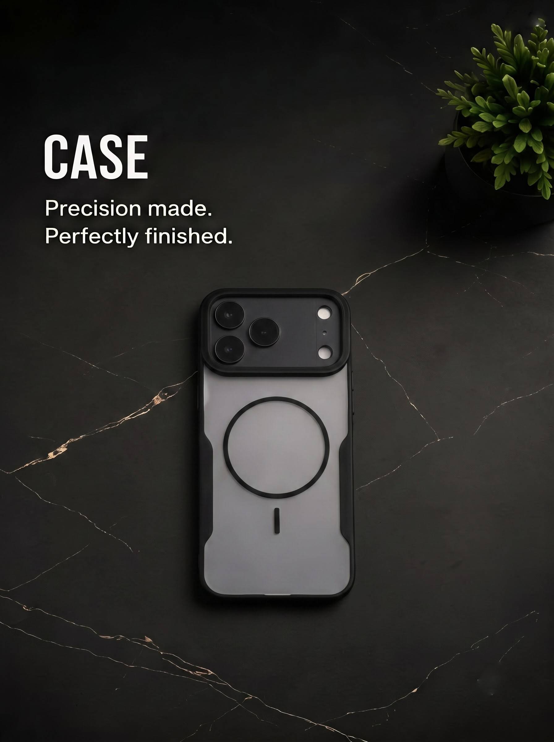Matte Back Case with Magsafe print