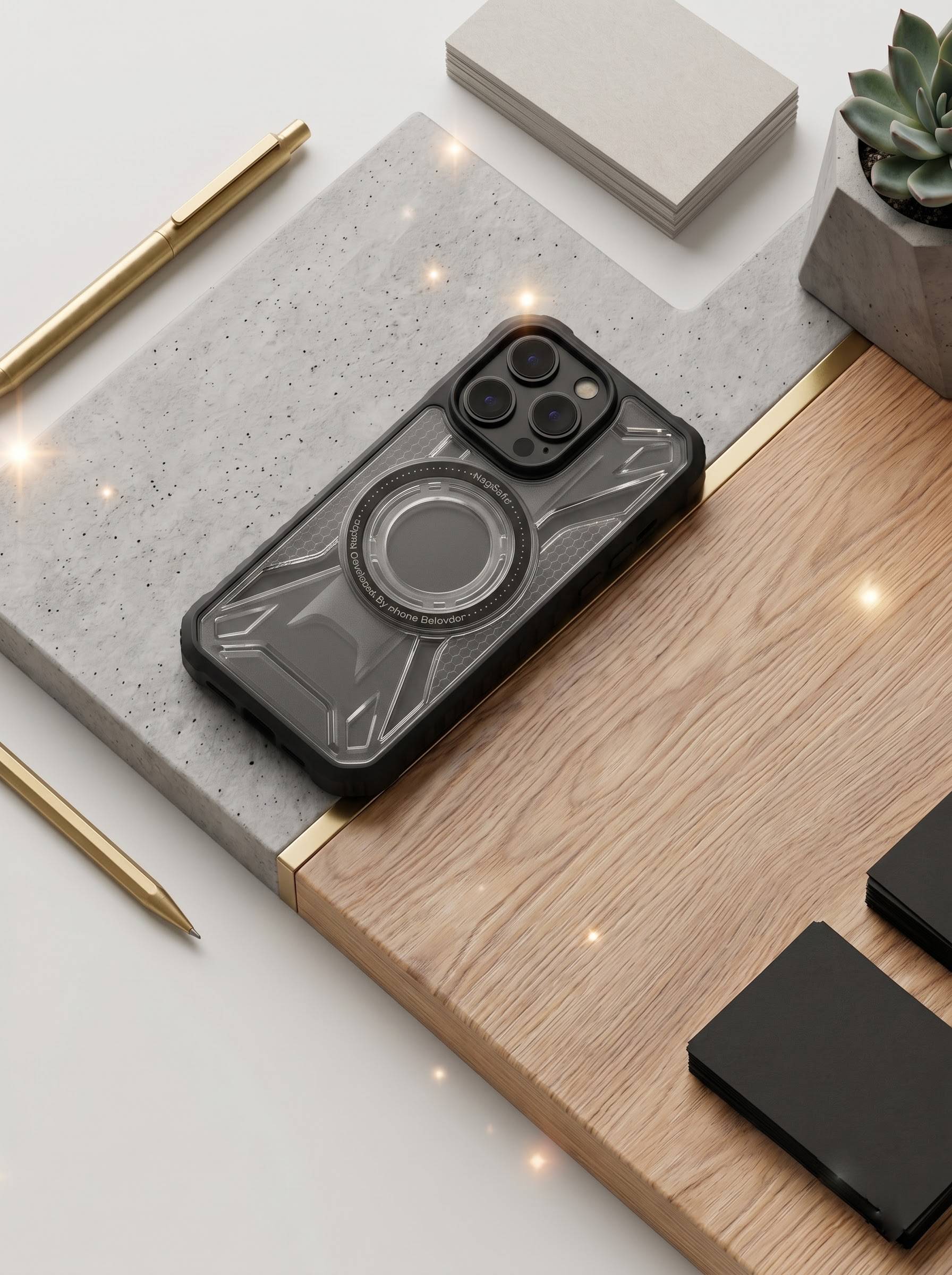 360° Armour case with wireless charging
