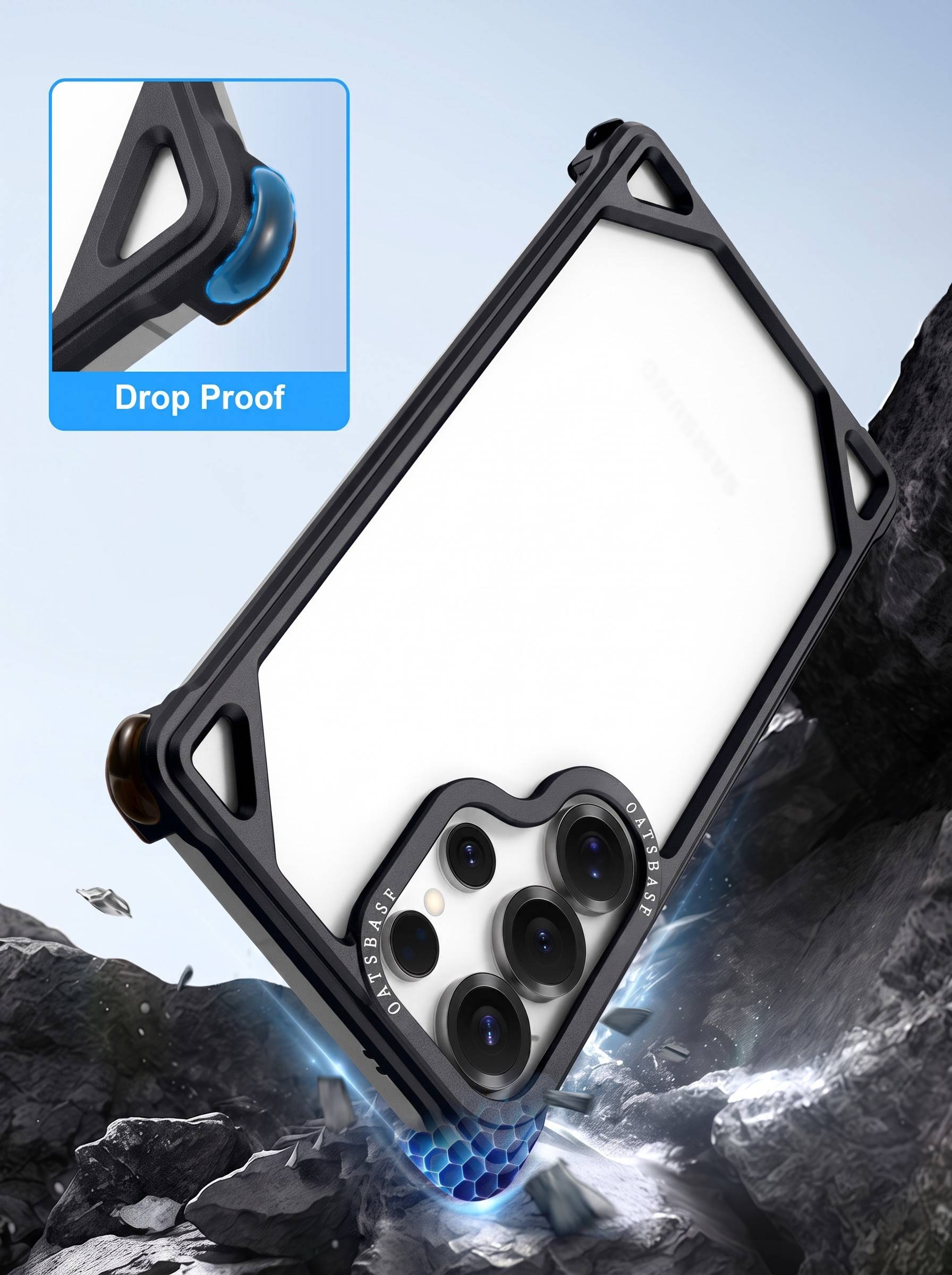 Metal Framed Phone Case For Samsung