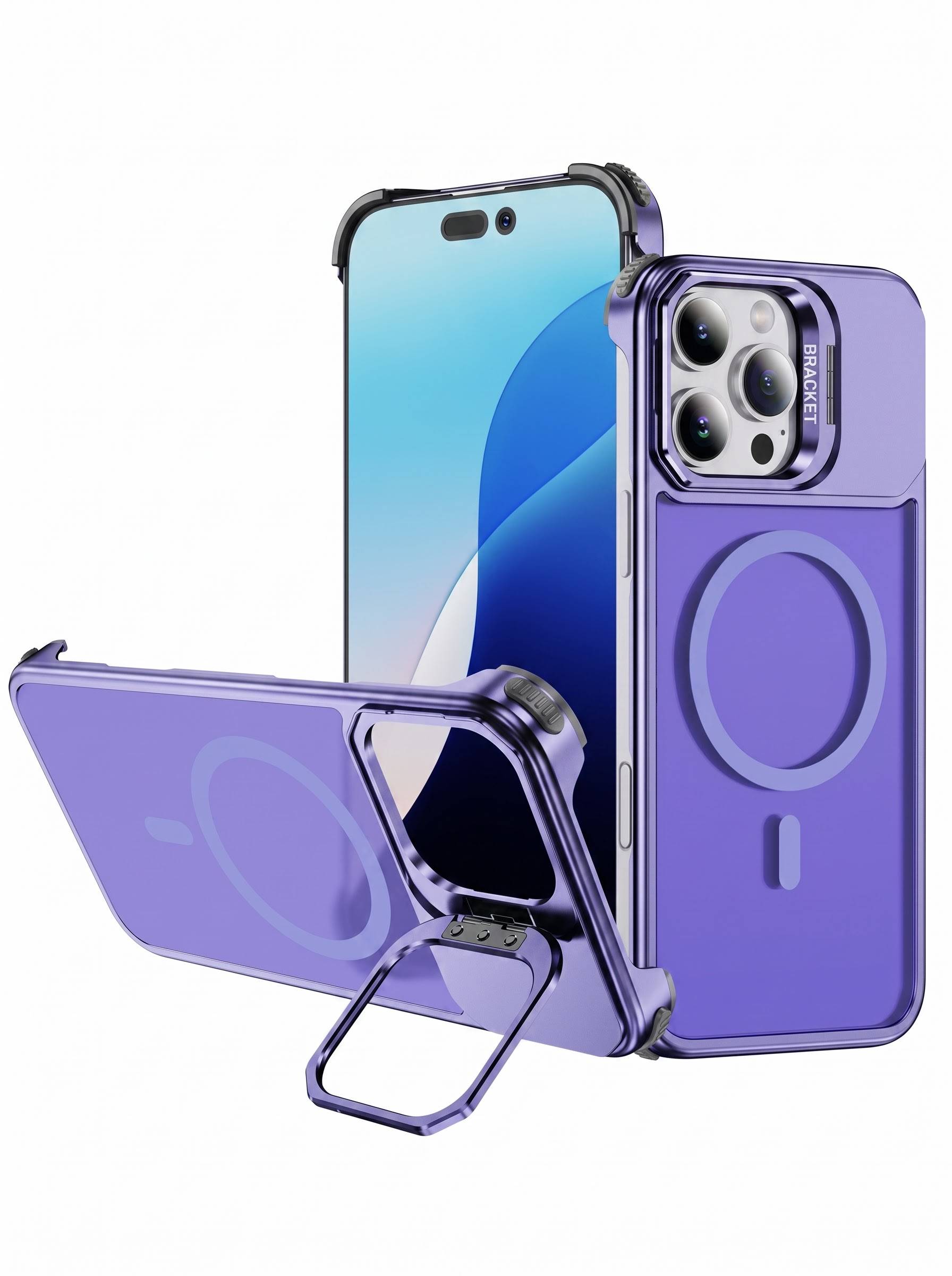 Metal Kick Stand Case