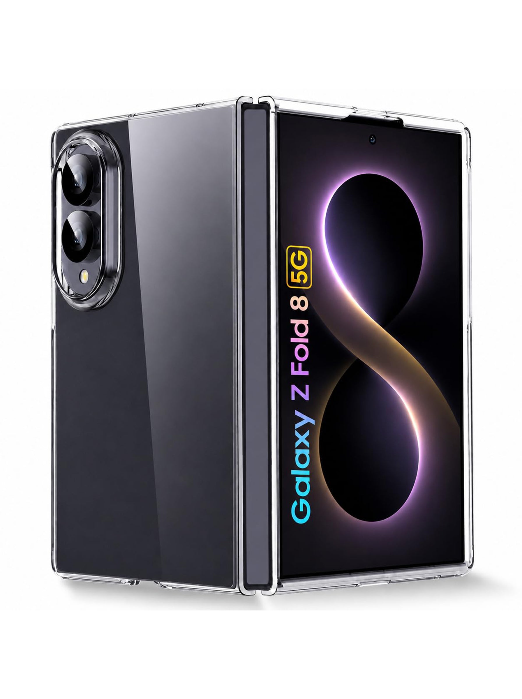 Samsung Z Fold 8 Transparent Hard PC Phone Case | Anti-Yellow | Ultra-Thin Slim Fit