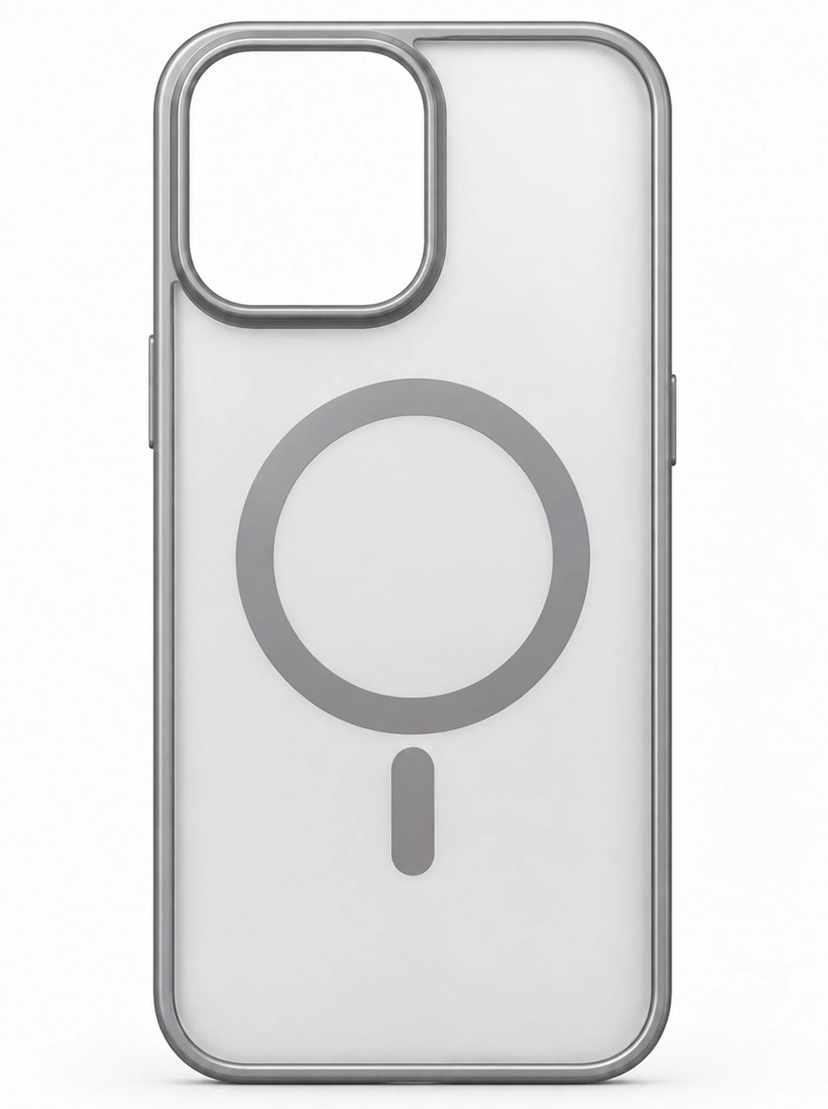 iPhone 15 | Metallic phone case with MagSafe | Gray