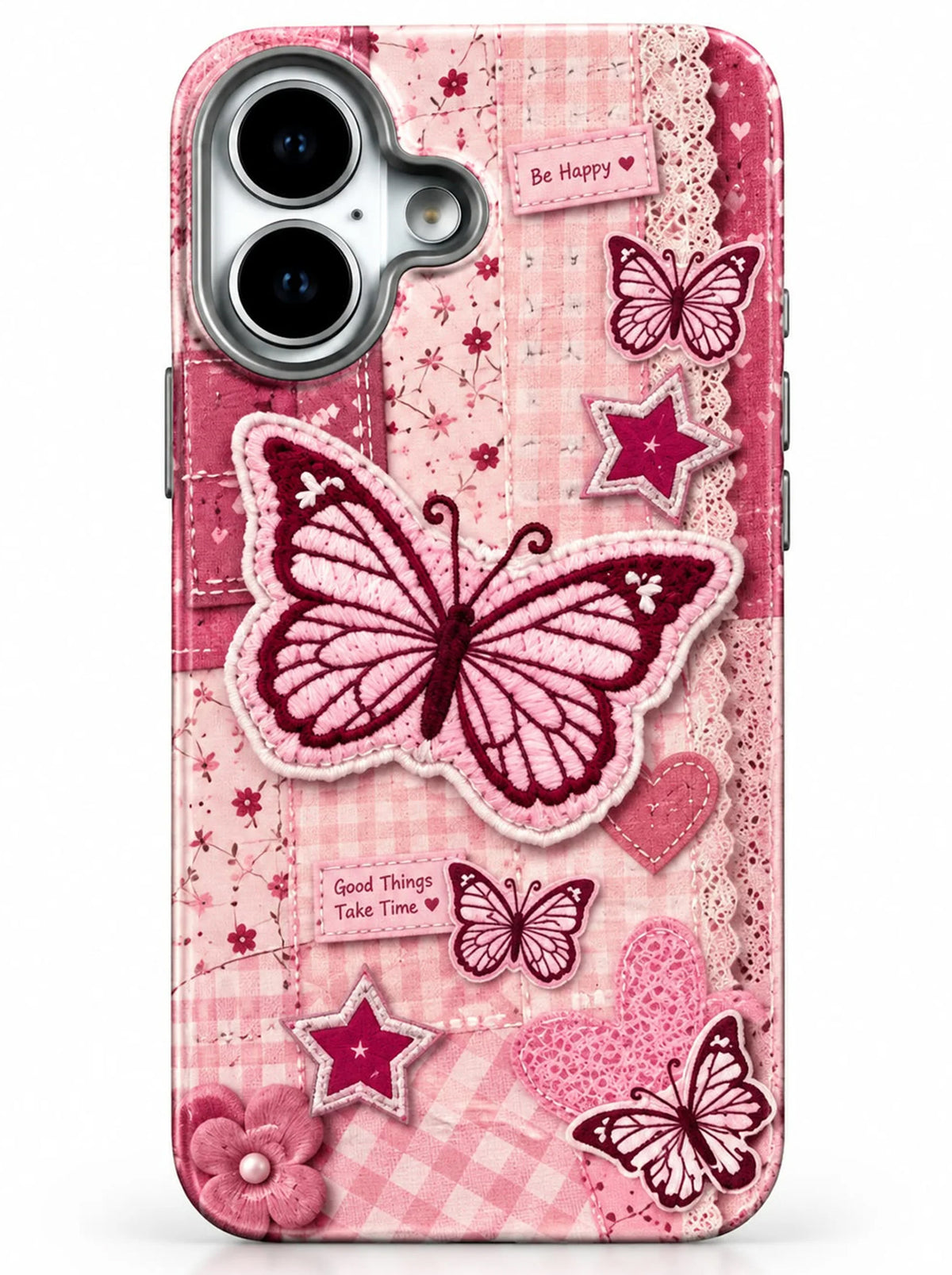 iPhone 16 | Butterfly Printed Case | Soft TPU | Camera Protection