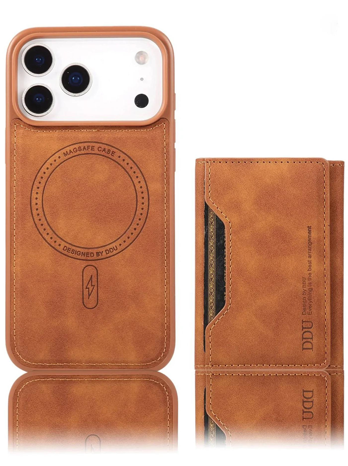 iPhone 17 Pro | DDU Wallet Case | Brown