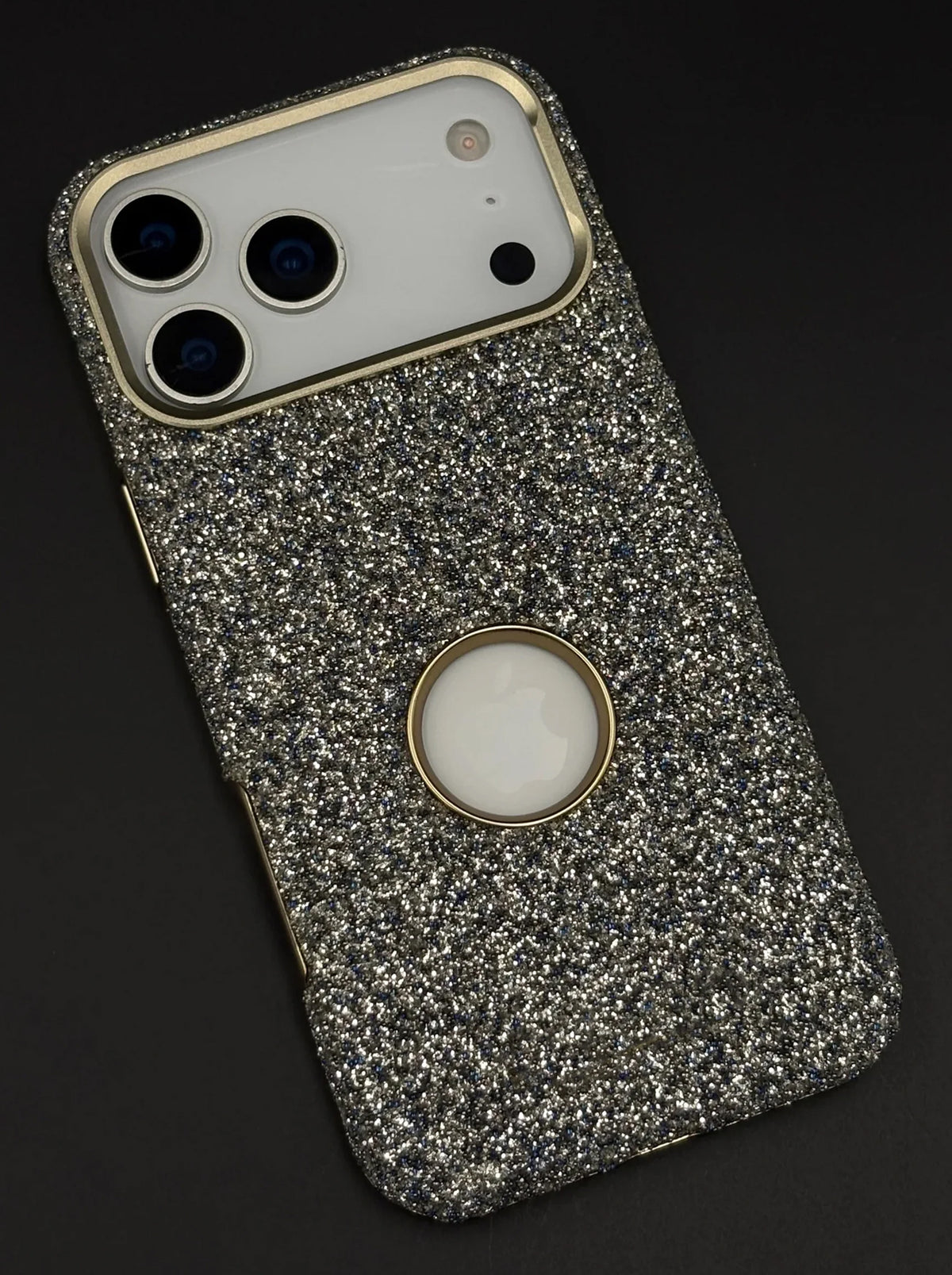iPhone 17 Pro | JDK Luxury Diamond Feel MagSafe Mobile Case | Silver