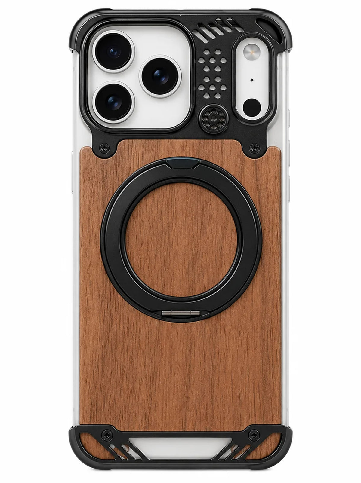 iPhone 17 Pro  | Wooden Metal case | Black