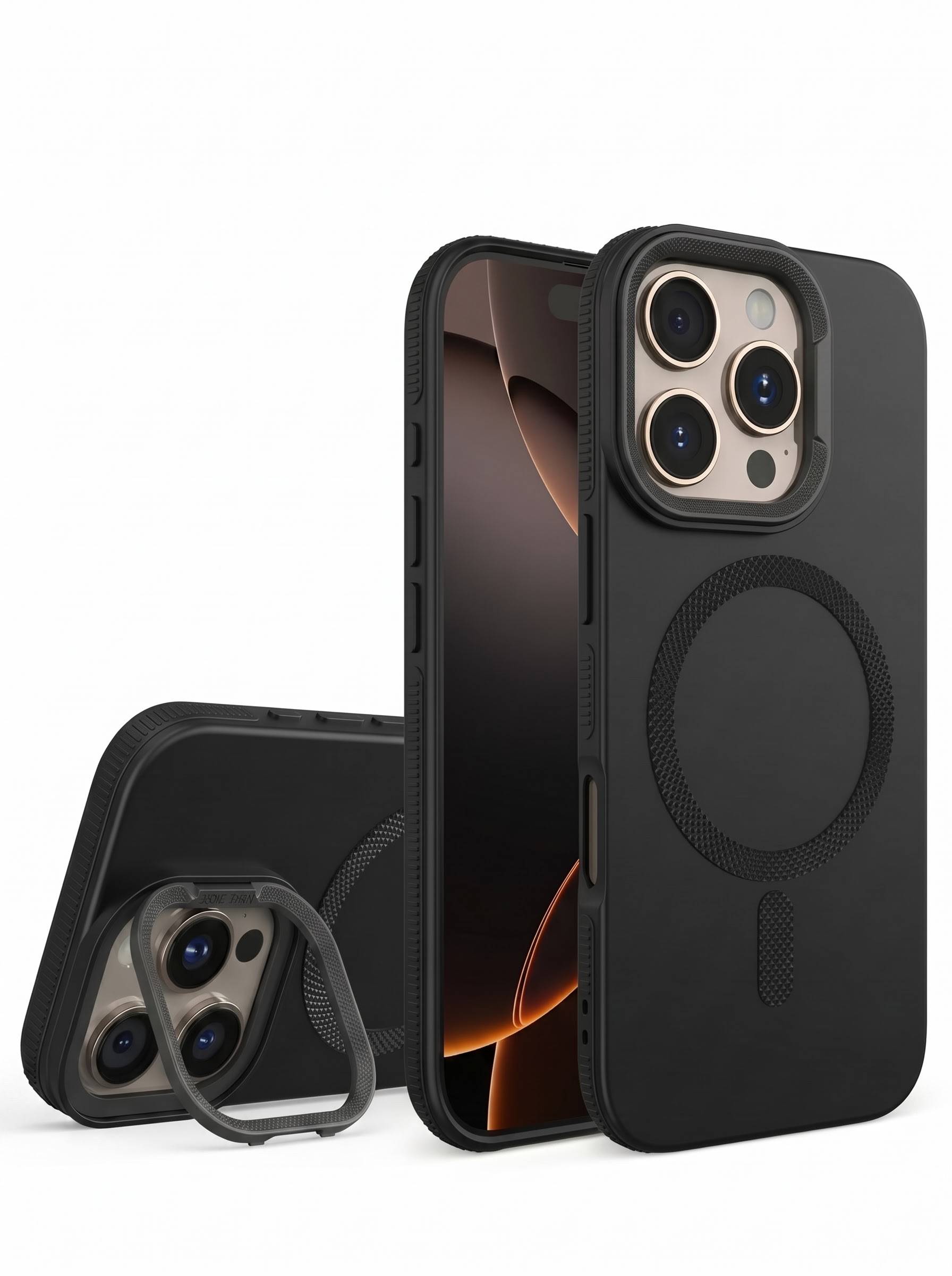 Magnetic stand case with magsafe