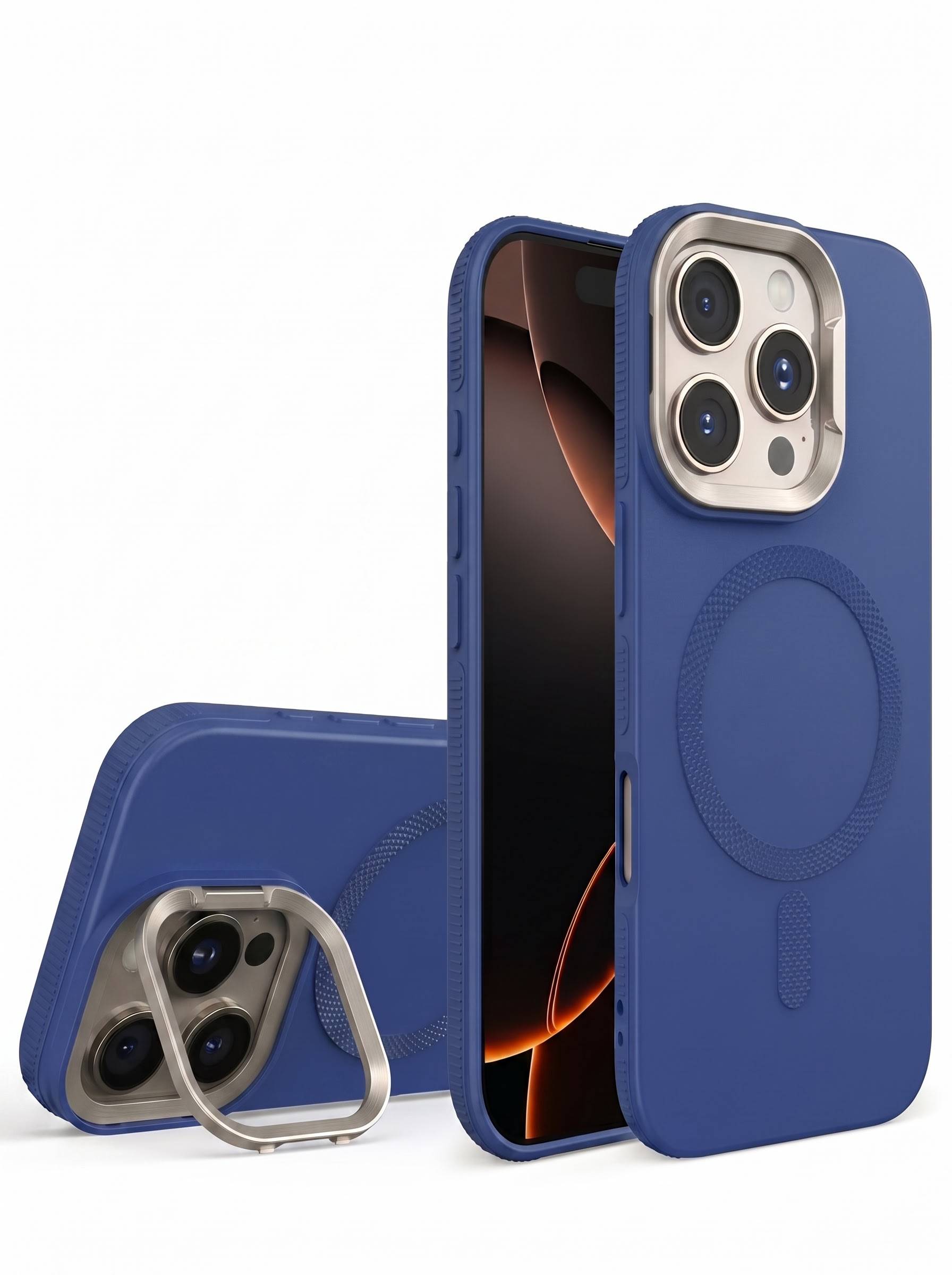 Magnetic stand case with magsafe