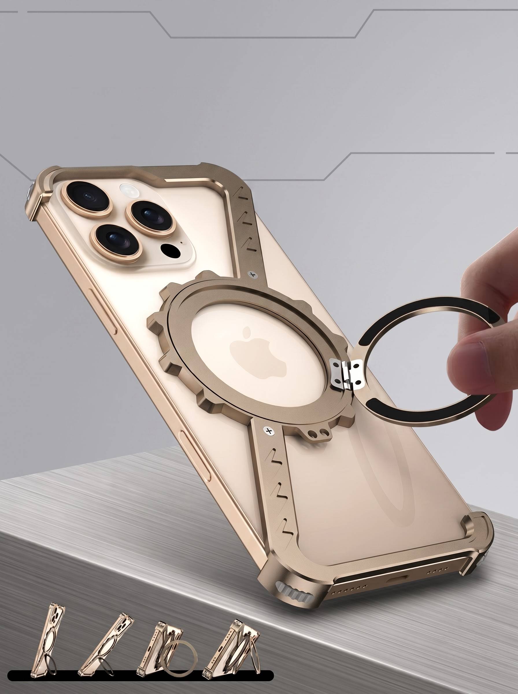 Luxury Z Metal Phone Case For IPhone