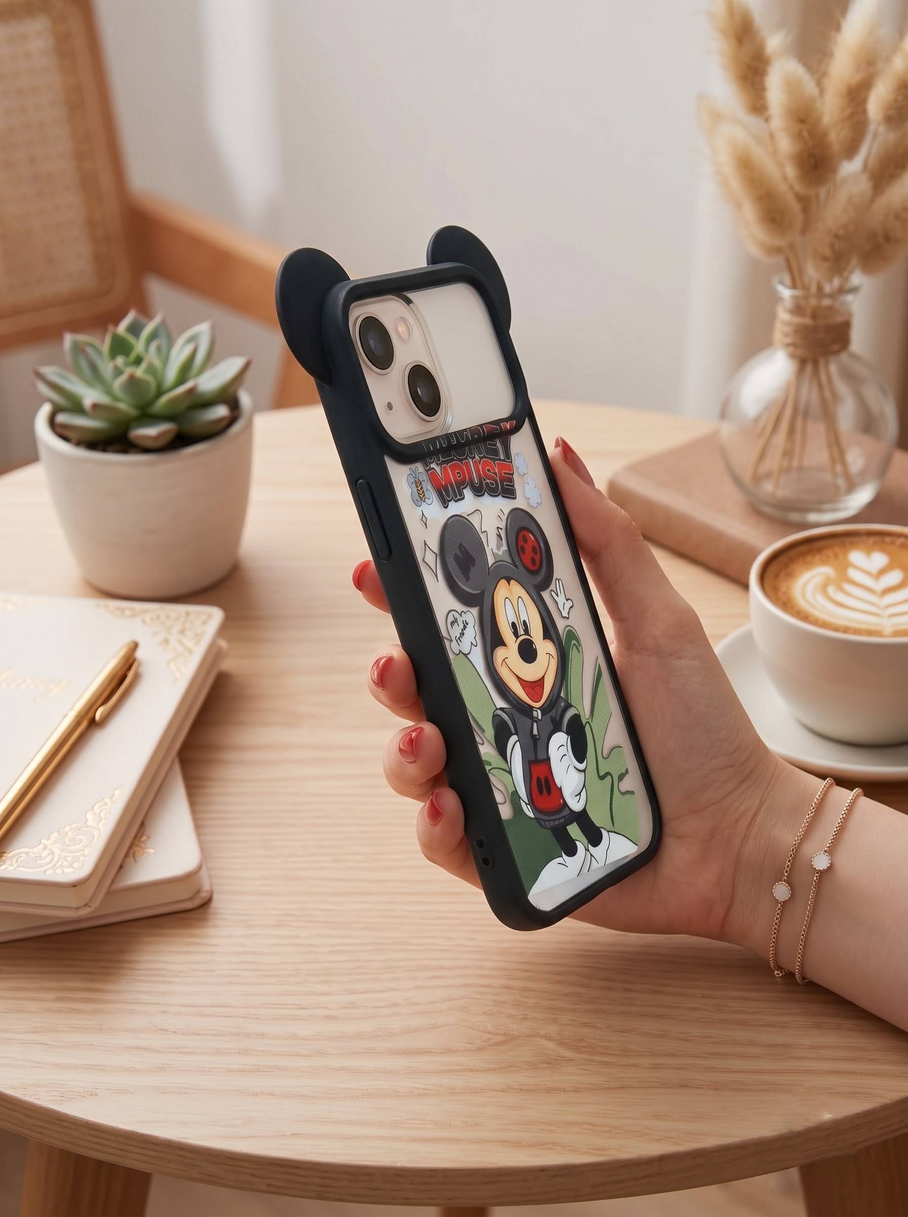 CUTE CARTOON MICKEY MOUSE EAR COVER